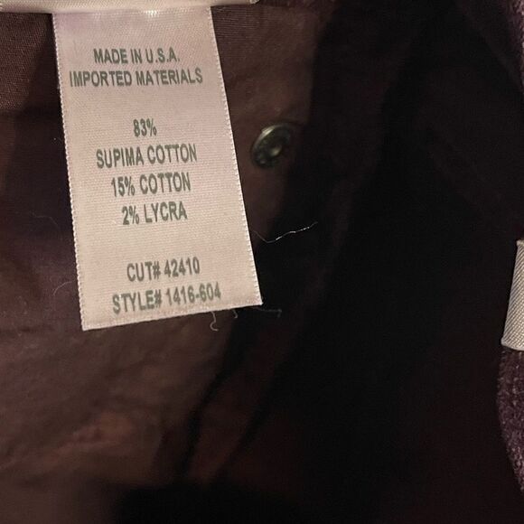 Citizens of Humanity The Rocket High Rise Skinny Burgundy Velvet | SZ 25 - Picture 12 of 13